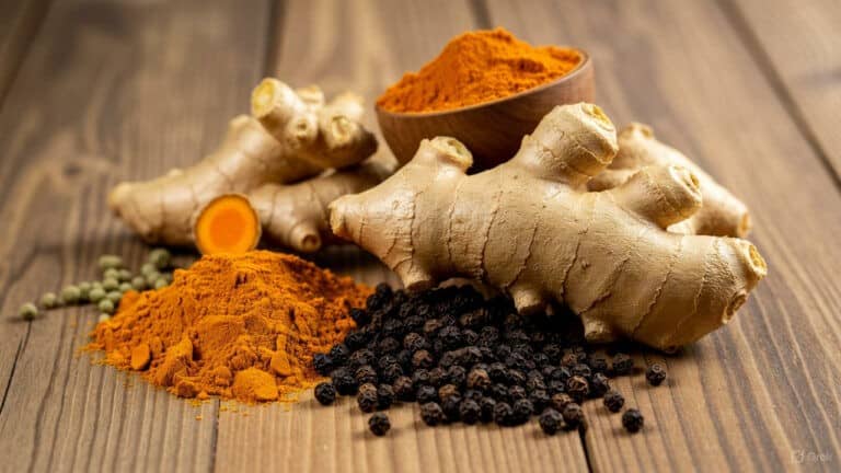 Turmeric and Ginger for Gut Health and Better Sleep Turmeric and ginger may support gut health and better sleep by reducing inflammation and easing digestive discomfort.