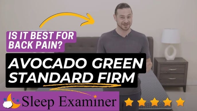 Best Mattress For Back Pain Avocado Green Firm Mattress Review