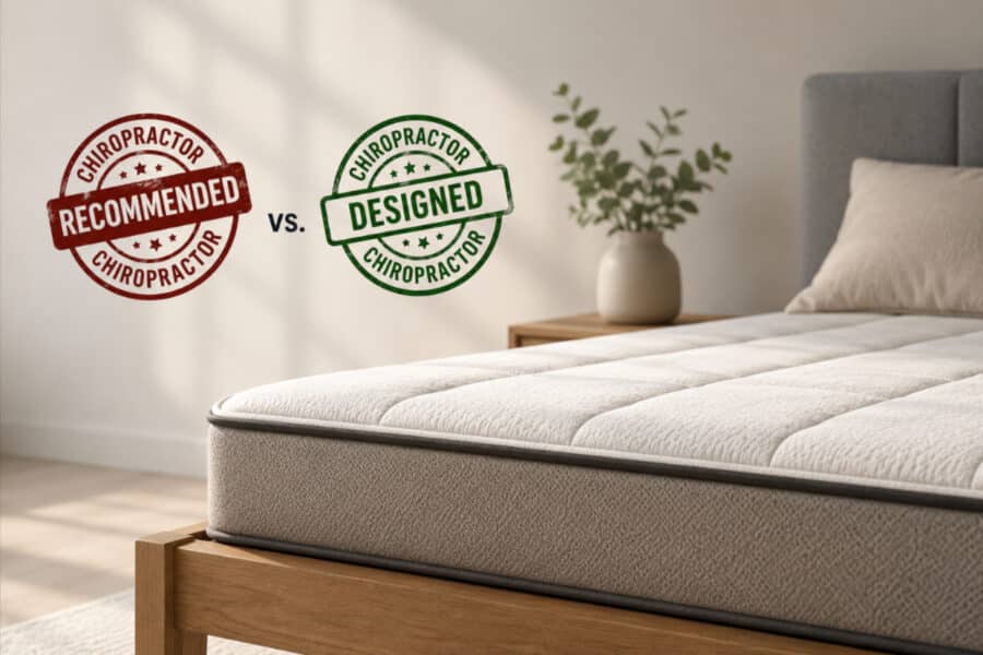 Chiropractor Recommended vs. Chiropractor Designed, What Mattress Brands Aren't Telling You